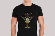 Norse viking Vegvisir Celtic symbols, an Object Graphic by GraphicRedStudio (Thumbnail 6 of 11)