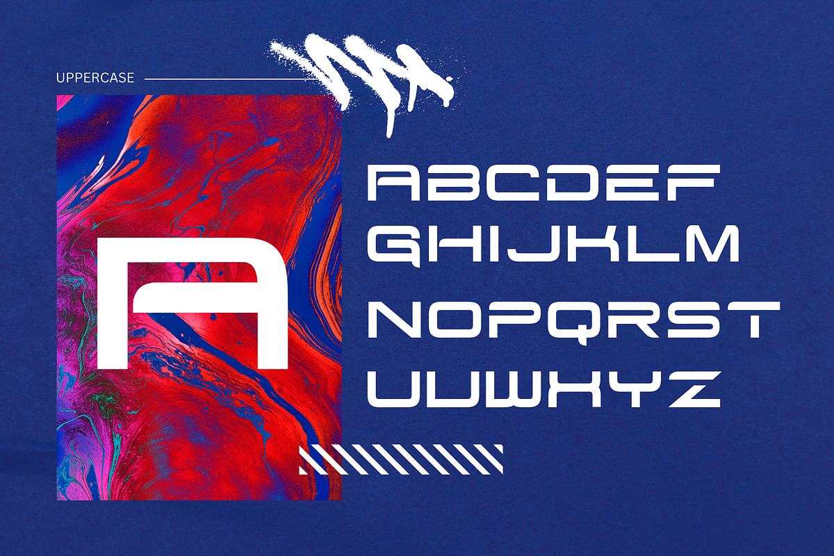 Aerob Sport - Techno Sport Typeface, a Sans Serif Font by Nirmana Visual (Photo 3 of 10)