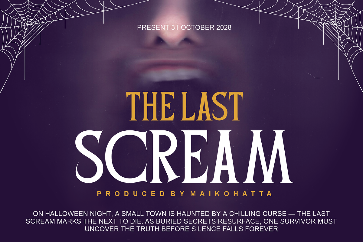 Nelho Quon - Halloween Serif Font, a Serif Font by MaikoHatta (Photo 7 of 7)