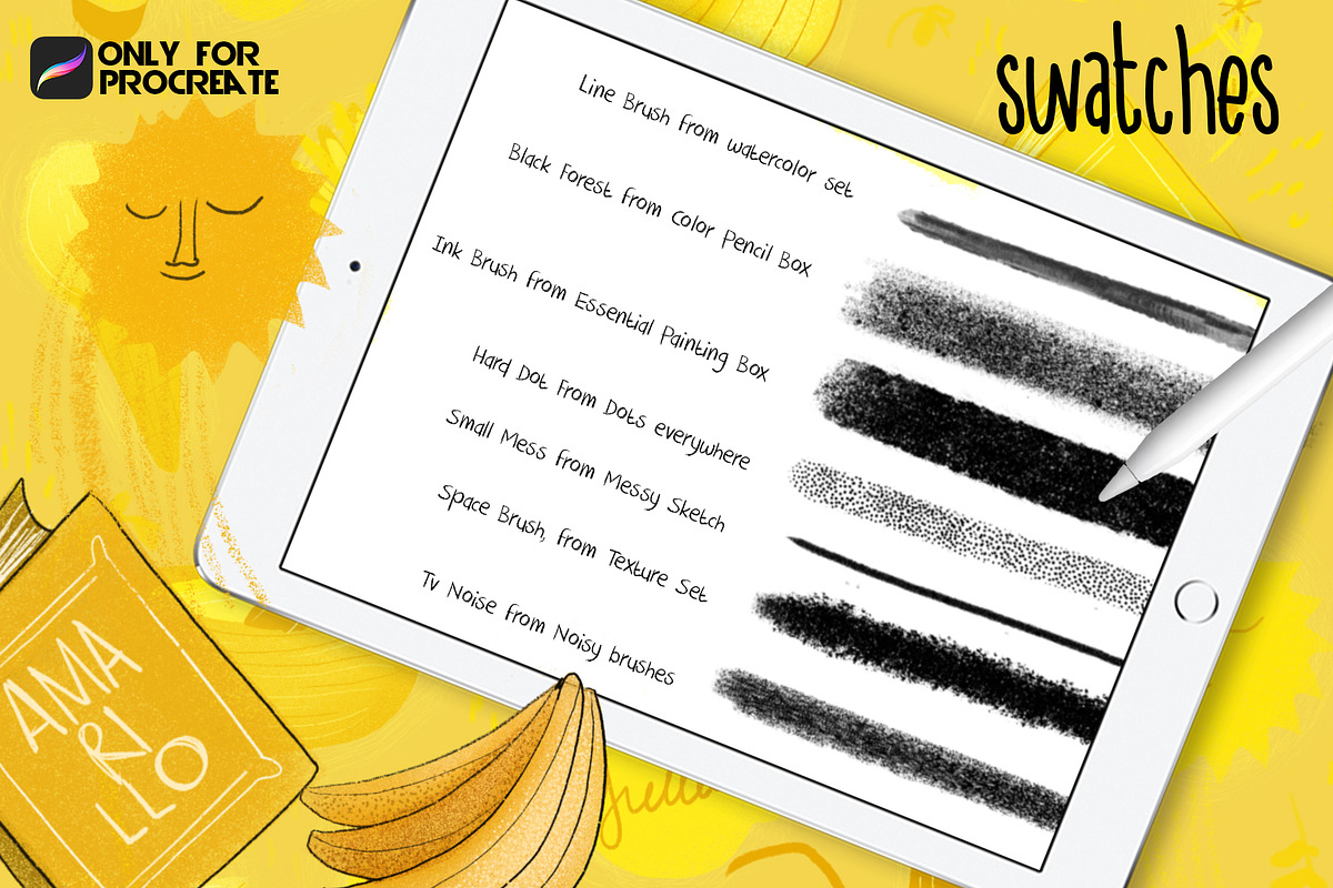 Mix Box brushes for Procreate, a Brush Add-On by Eliza Moreno Illustration (Photo 3 of 3)