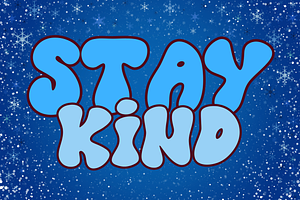 Hello Winter Is A Retro Groovy Font