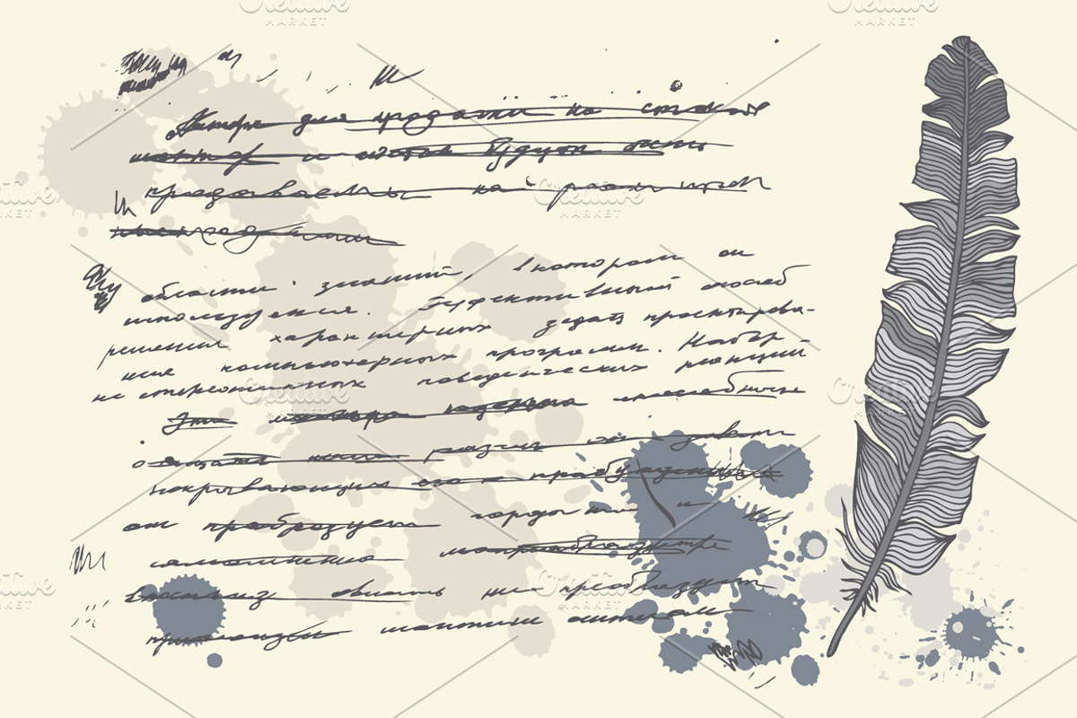 Feathers set, an Illustration by katyau (Photo 3 of 4)