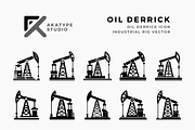 Oil Derrick Icon Vector, an Icon by Akatype Studio (Thumbnail 1 of 3)