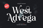 Weest Advega Serif Font, a Serif Font by Koplexs Studio (Thumbnail 1 of 10)