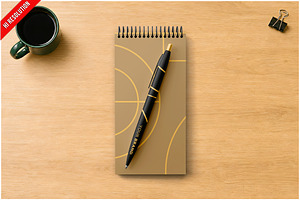 Sketchbook Mockup PSD