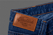 Jeans Leather Label Mockup, an Advertising Mockup by megostudi0 (Thumbnail 7 of 7)