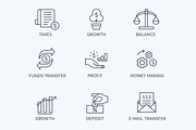 78 Fintech Line Icons, an Outline Icon by Flat Icons (Thumbnail 7 of 10)