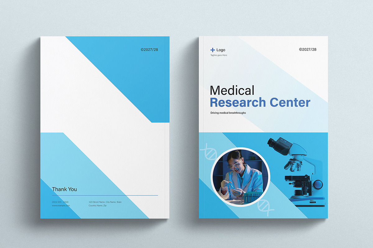 Medical Research Center Template, a Brochure Template by E-Type (Photo 7 of 7)