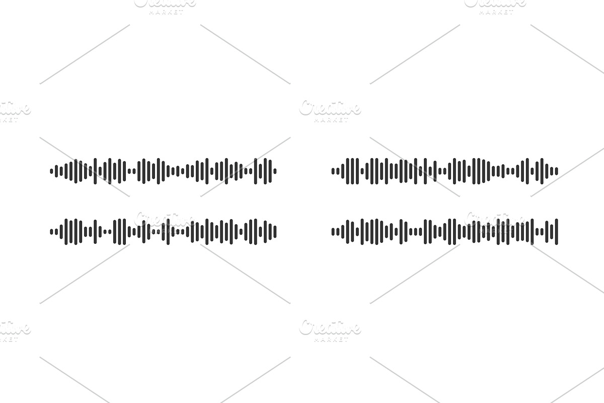Podcast sound wave patterns with, an Illustration by YuliiaOsadcha