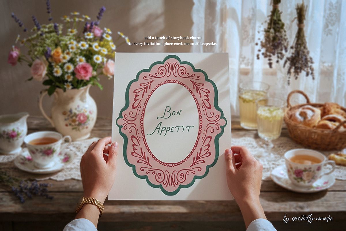 Cottagecore Decorative Frame clipart, an Object Graphic by Essentially Nomadic (Photo 10 of 13)