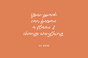 Ignited Script, a Handwritten Font by Beck McCormick (Thumbnail 5 of 10)