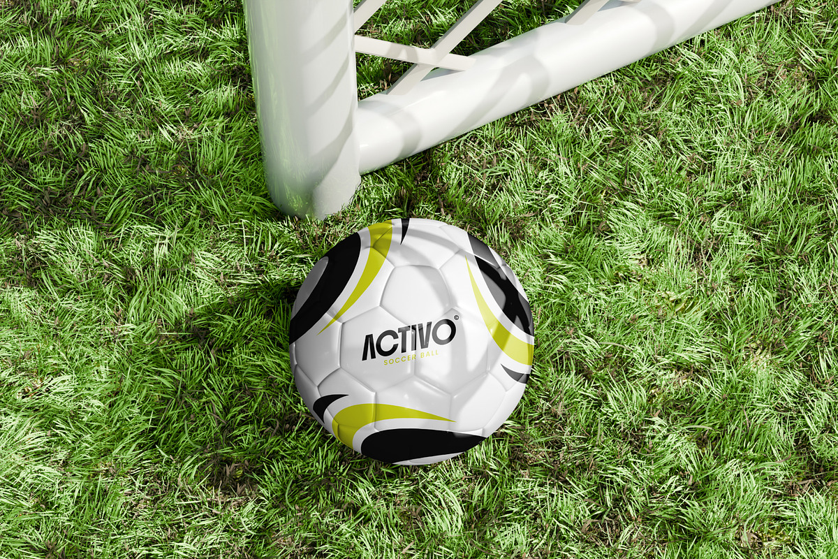 Soccer Ball Mockup, a Merchandise Mockup by SLAB! Design (Photo 5 of 5)