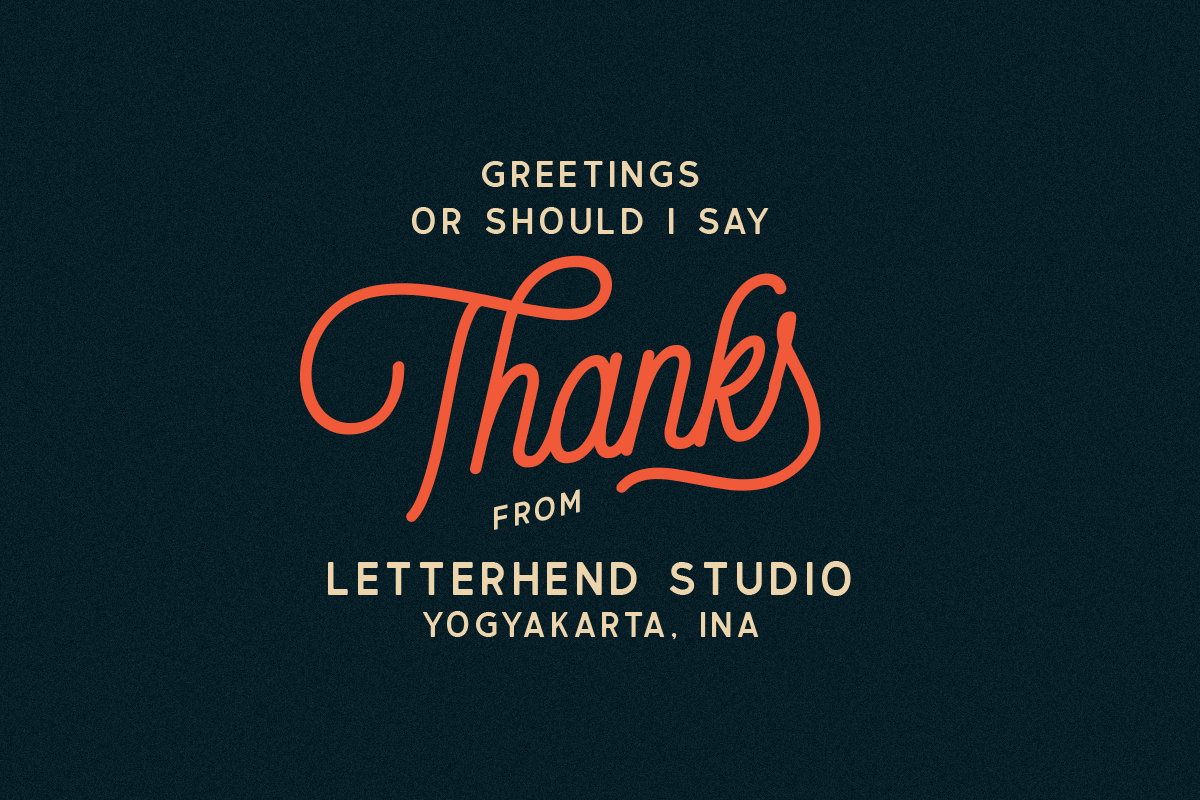 Thirdlone Font Duo & Vector Pack, a Sans Serif Font by Letterhend Studio (Photo 13 of 13)
