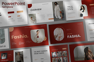 Fashia - Fashion PowerPoint Template, a Presentation Template by rudiSasori