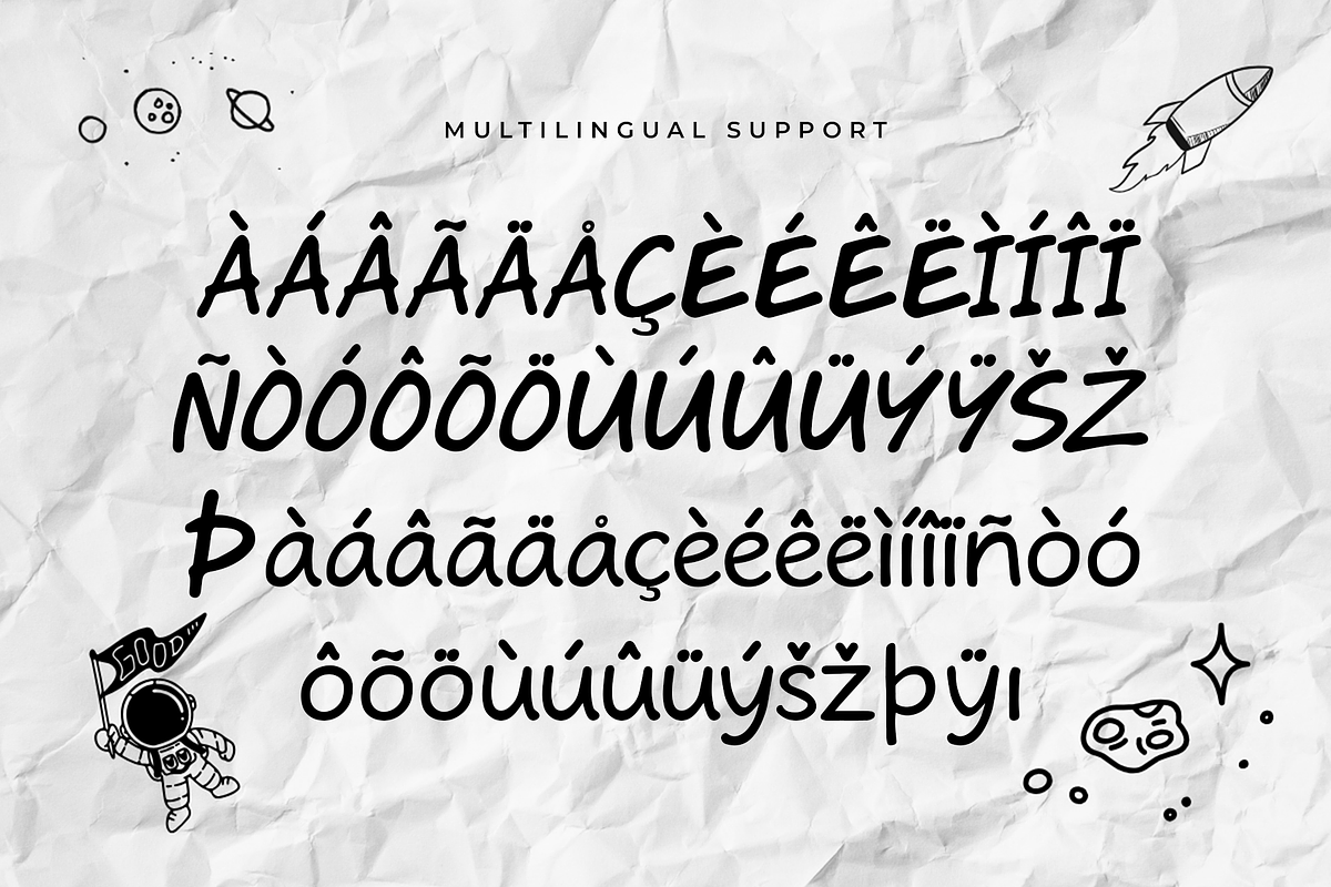 Gluemess – Modern Script Font, a Script Font by overlaytemplates (Photo 5 of 5)