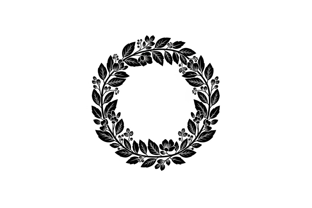 Botanical Floral Wreath SVG Bundle, an Illustration by Designs_River (Photo 13 of 31)