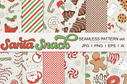 Christmas treats pattern set, a Pattern Graphic by @olga.angelloz (Thumbnail 1 of 2)