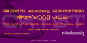 Crystopian™, a Sans Serif Font by MINDCANDY (Thumbnail 3 of 3)