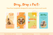 Funky Pets Instagram Story Templates, a Social Media Template by Hell Yeah Designs (Thumbnail 3 of 11)