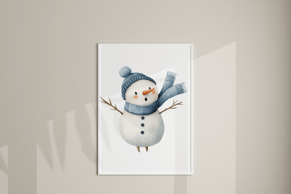 25 Snowman Clipart, a Decorative Illustration by Pati Charm Studio (Photo 7 of 8)