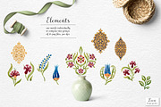 Turkish Tulips Pattern & Motifs, a Pattern Graphic by Zeesi Design Garden (Thumbnail 11 of 12)