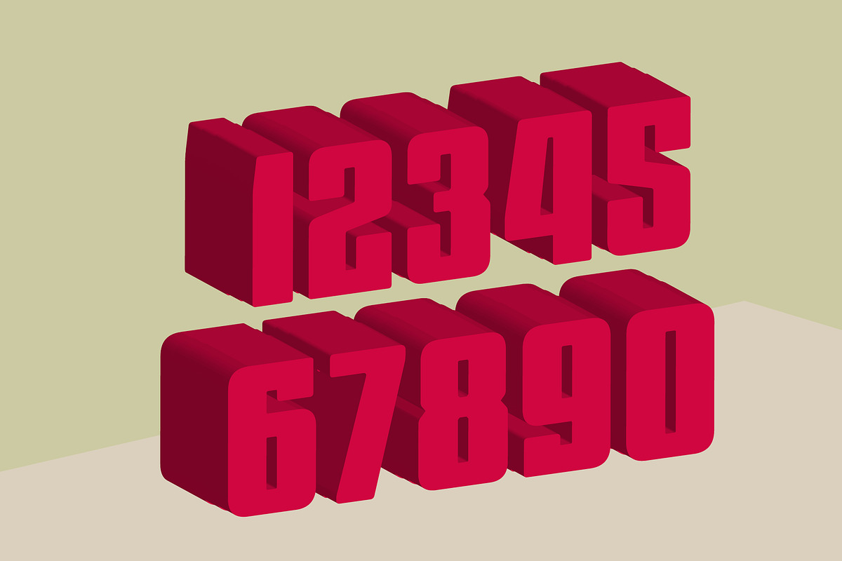 Bold Geometric 3D Text Effect preview 2