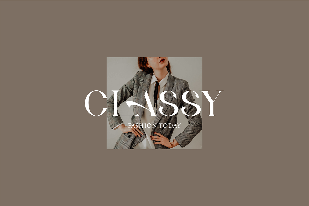 BLANCO - Stylish Serif Font, a Serif Font by Vroz Studio (Photo 4 of 5)