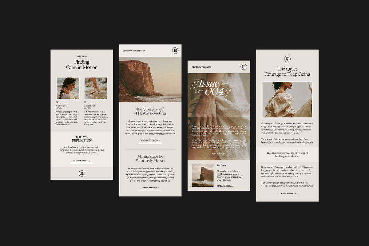 Editorial Newsletter Templates, an Email Template by Wildnun Studio (Photo 7 of 18)