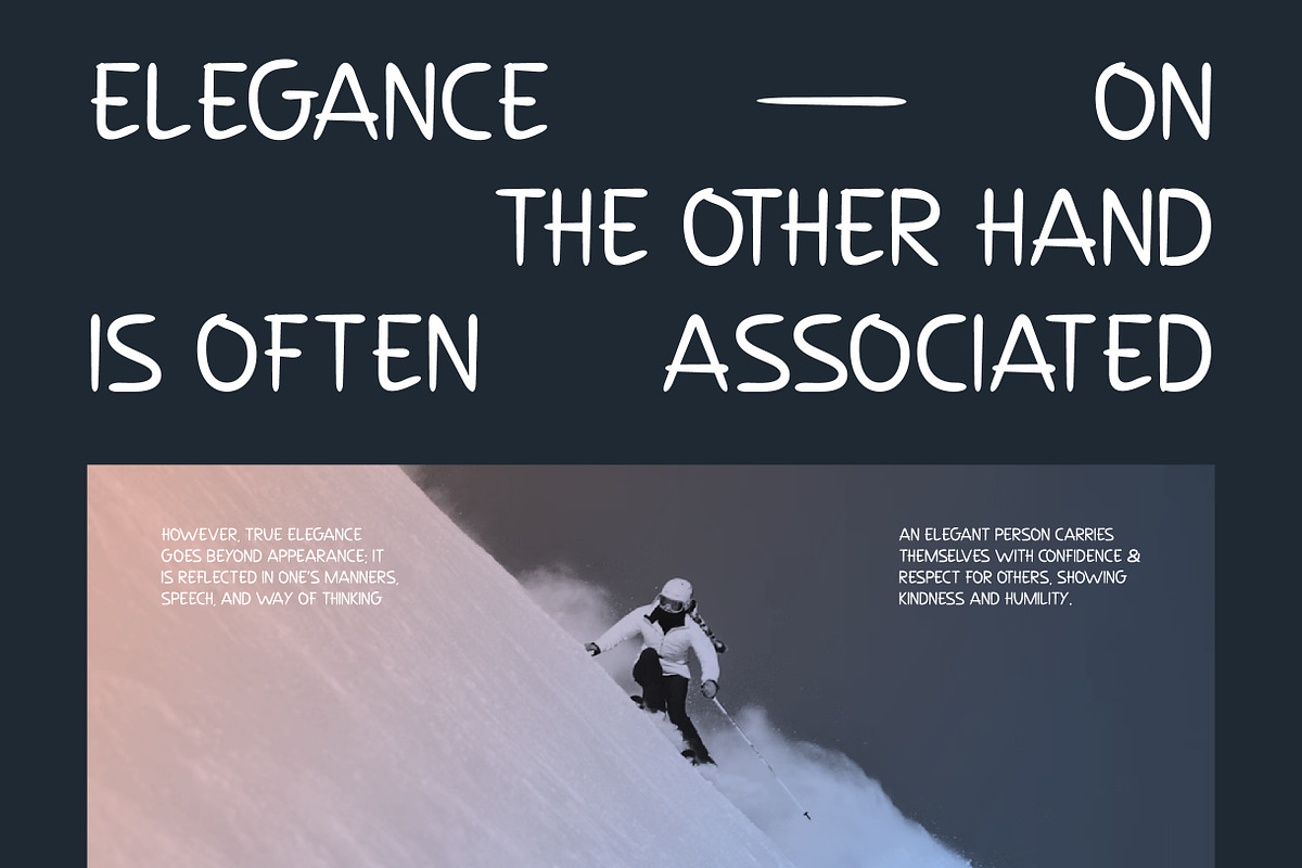 Harbinger Creative Rounded Font, a Handwritten Font by Vadovastd (Photo 3 of 7)