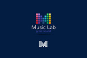 Music Beat. 3 Logos Set, a Branding & Logo Template by Trapezoid (Thumbnail 3 of 4)