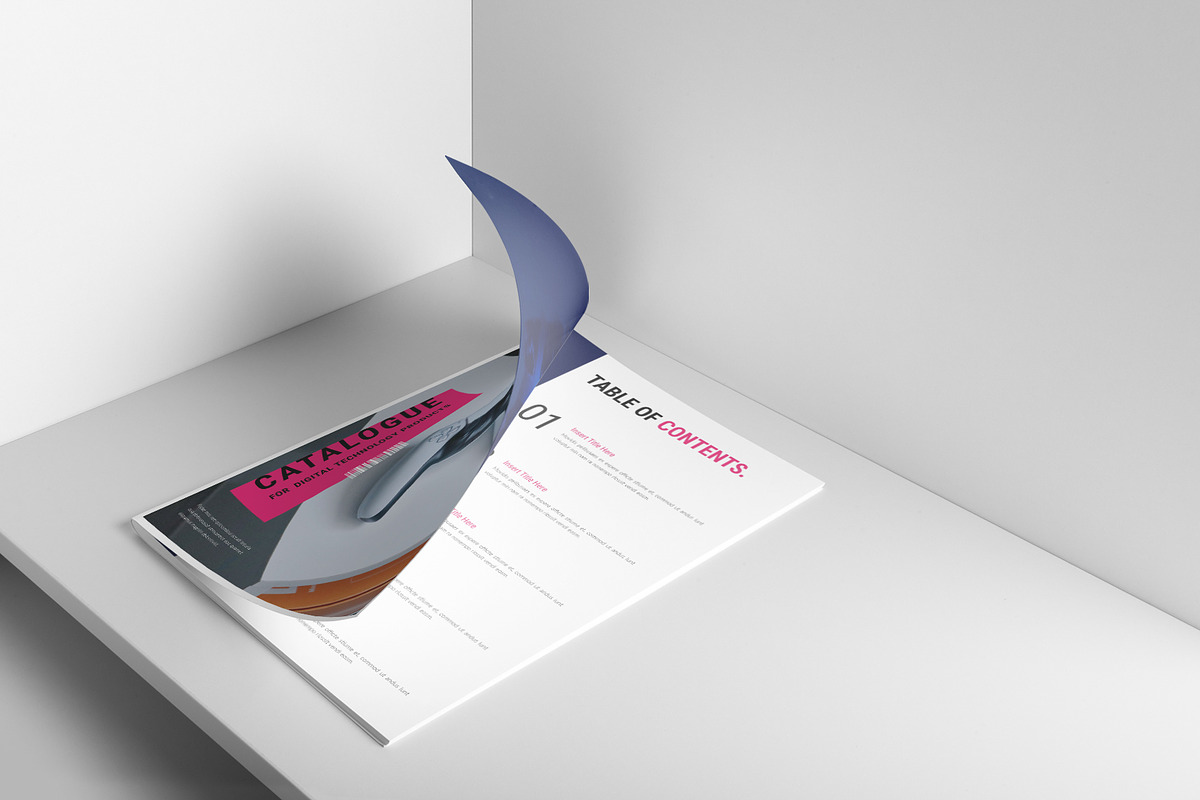 Gadget Product Catalog Template, a Brochure Template by DesignCrest (Photo 4 of 12)