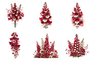 Whimsical easter foxglove clipart, an Illustration by SinaCreation (Thumbnail 4 of 11)