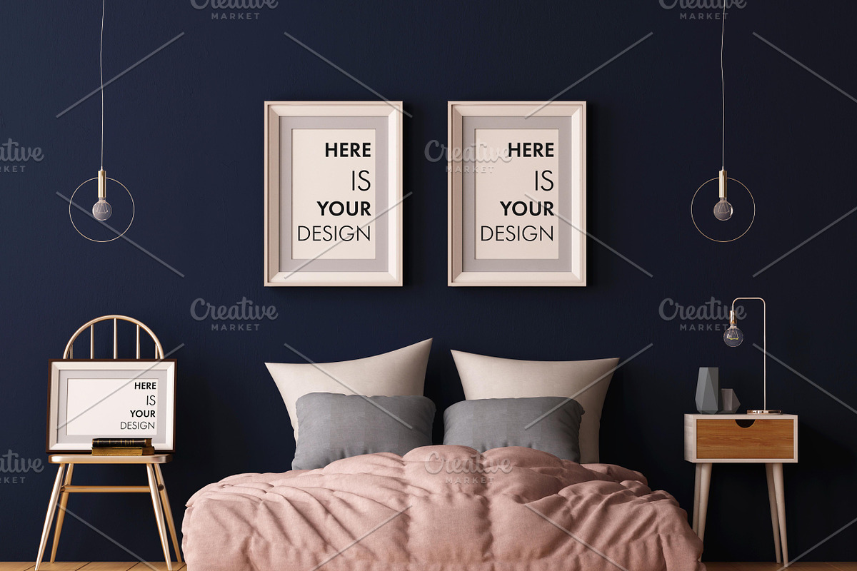 8 group mock-ups of posters, a Print Template by FilL239 (Photo 10 of 10)