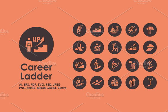 Career Ladder Icons