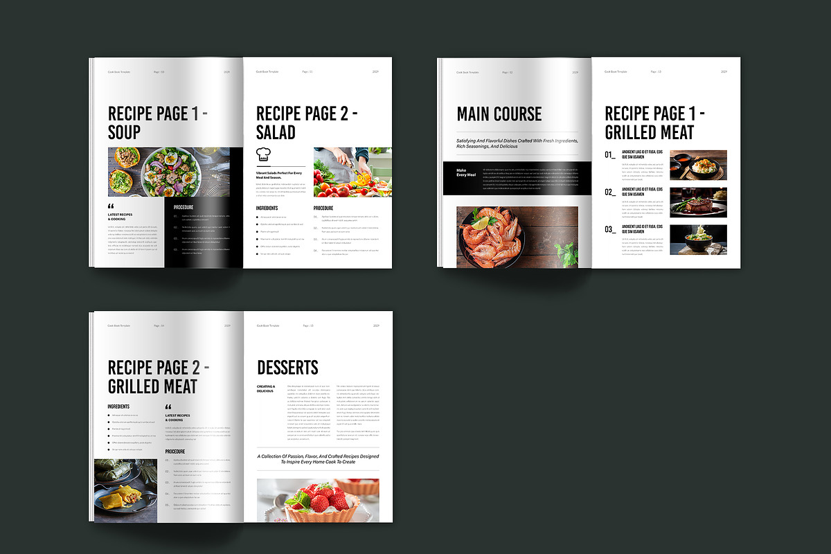 Cookbook Template, a Brochure Template by Spark_Creative (Photo 10 of 12)