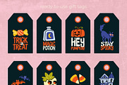 Spooky Cliparts, Stickers & Posters, a Seasonal Illustration by Panna Limon Store (Thumbnail 7 of 10)