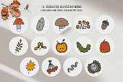 Autumn cute collection, a Seasonal Illustration by marmarina (Thumbnail 5 of 10)