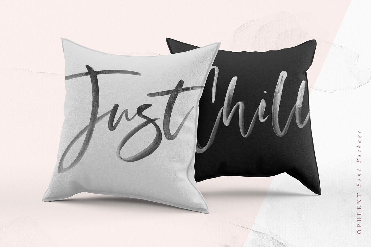 Opulent Font + SVG preview 7