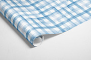Watercolour plaid in light blue, a Pattern Graphic by Anya-D (Thumbnail 4 of 6)
