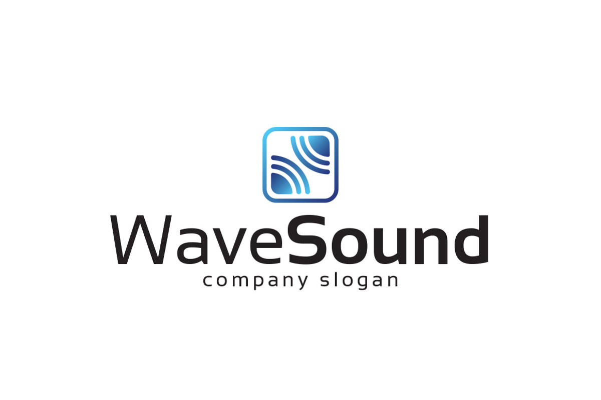 Wave Sound Logo, a Branding & Logo Template by EmilGuseinov (Photo 2 of 2)