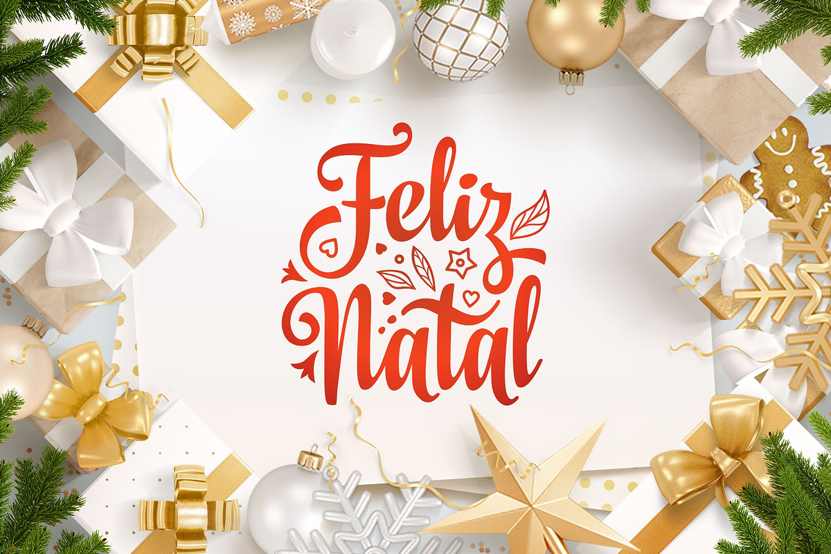 Portuguese Christmas Feliz Natal, an Object Graphic by Zoya Miller (Photo 3 of 10)