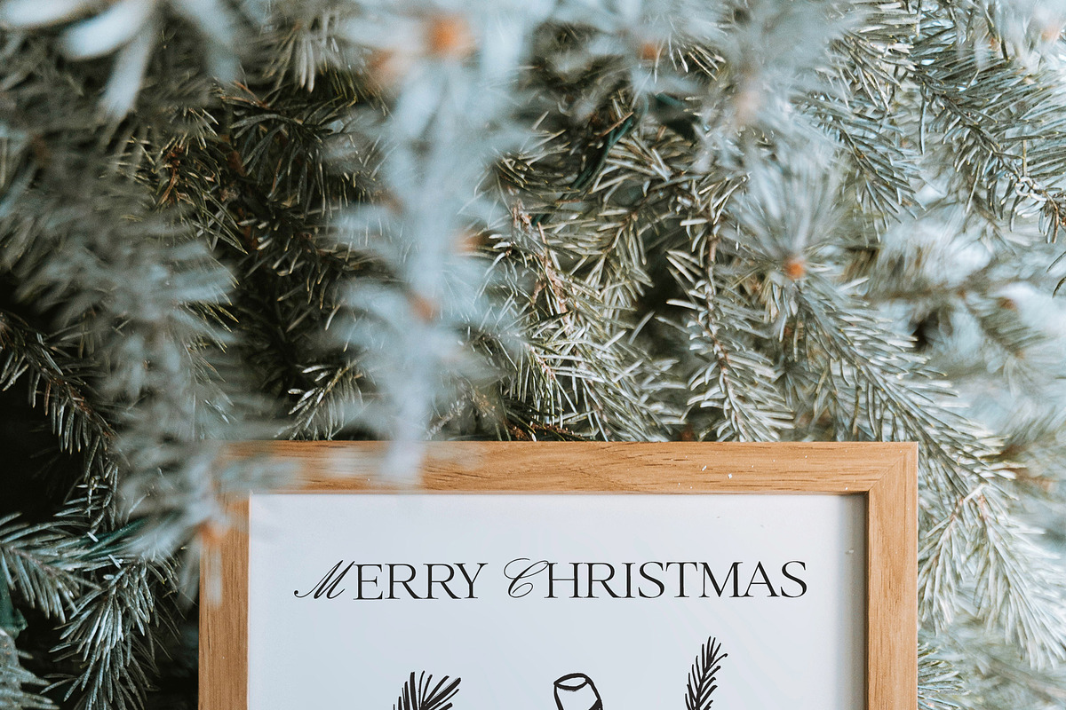 Hand Drawn Christmas Line Art Icons, an Object Graphic by Laras Wonderland (Photo 9 of 9)