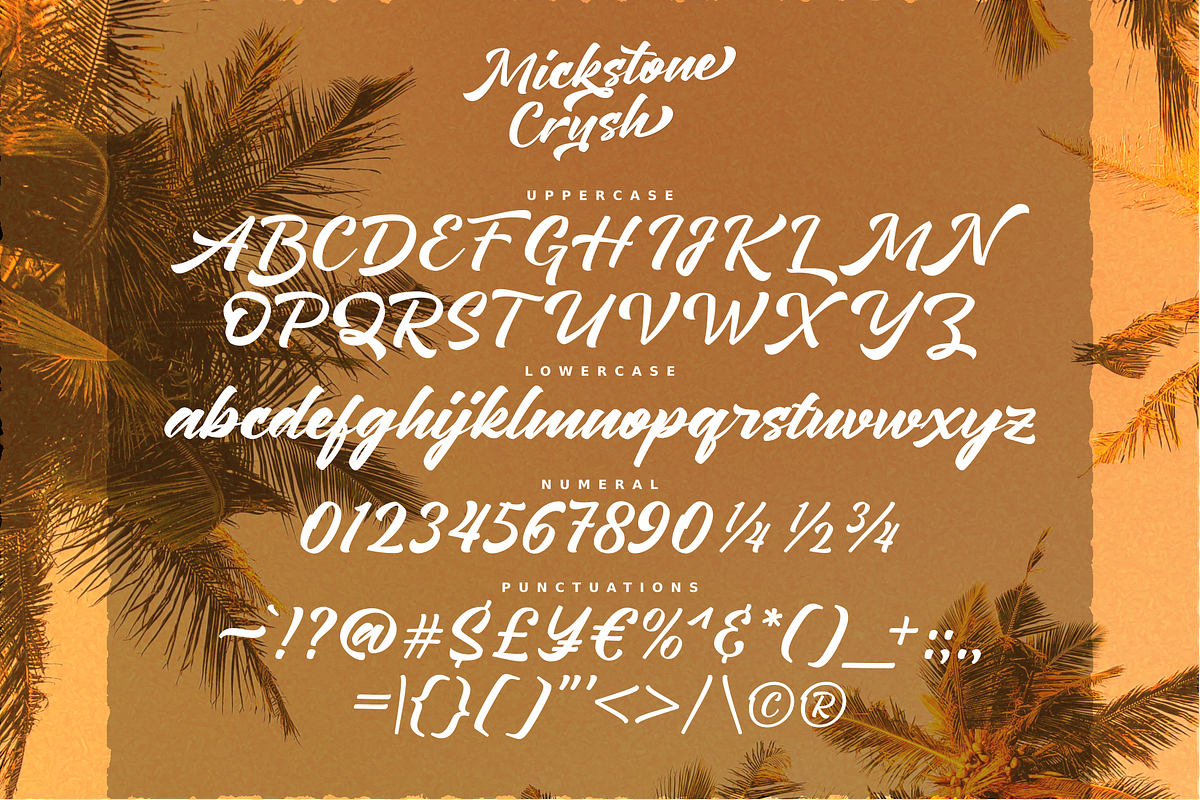 Mickstone Crush / tons of alternates, a Script Font by Java pep (Photo 10 of 11)