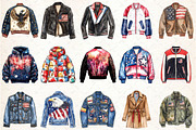 Watercolor 4th of July Jacket Clipar, a Seasonal Illustration by Rose Art (Thumbnail 3 of 4)