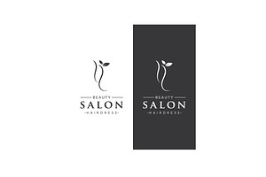 Women's beauty and haircut salon log, a Branding & Logo Template by LOGOCREATIVE