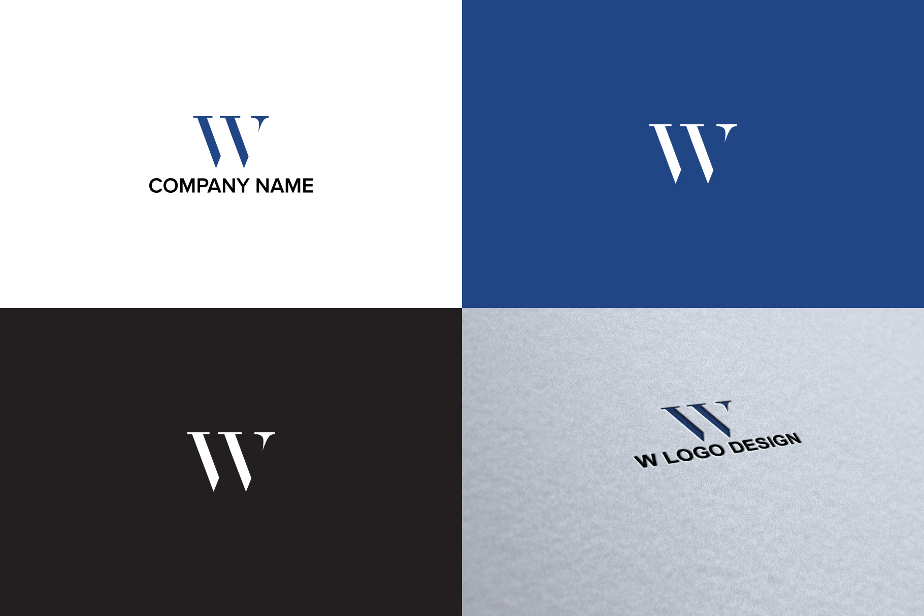 Letter W logo design, a Branding & Logo Template by GranzCreative