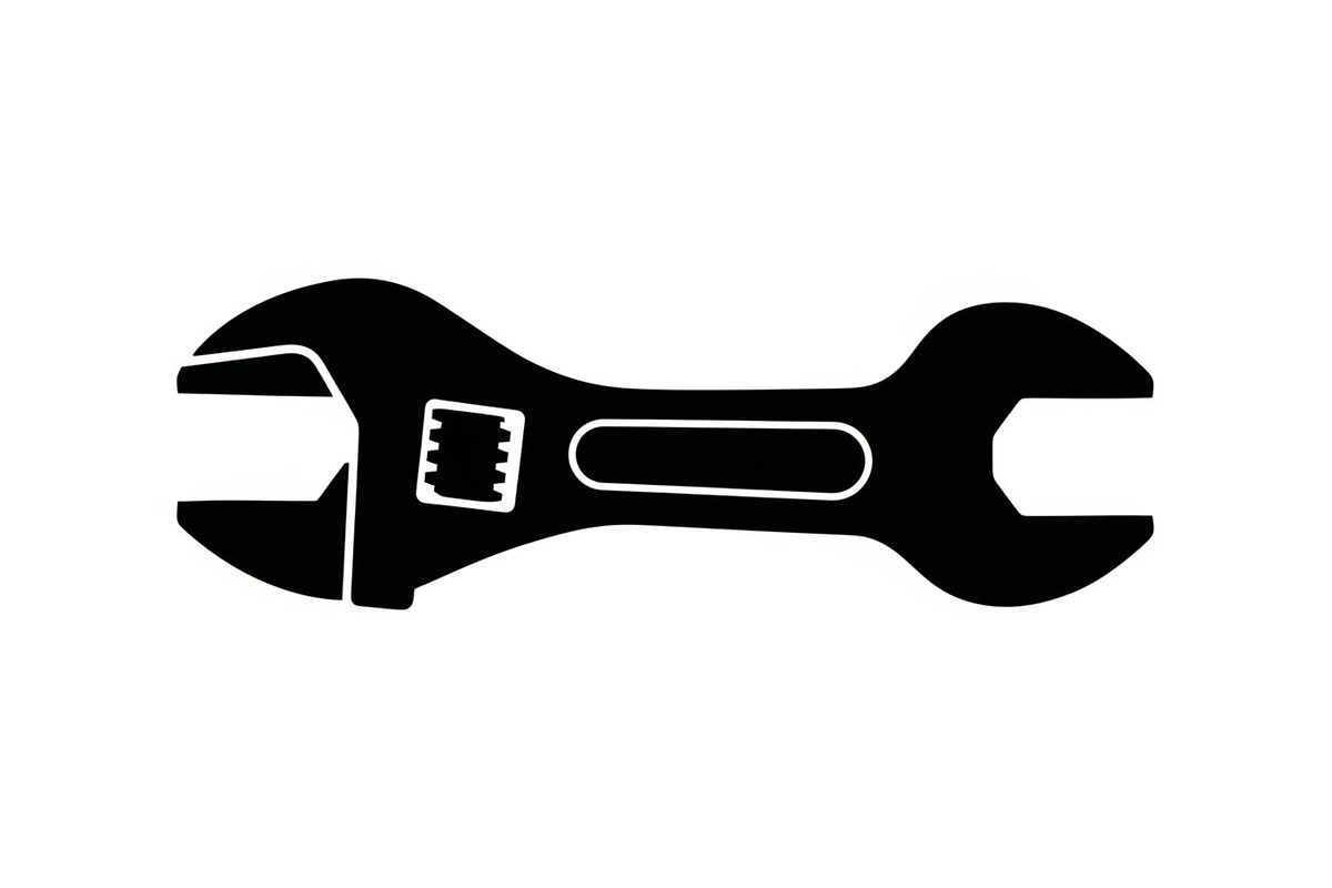Adjustable Wrench Silhouette, a Graphic by hafijul (Photo 2 of 10)