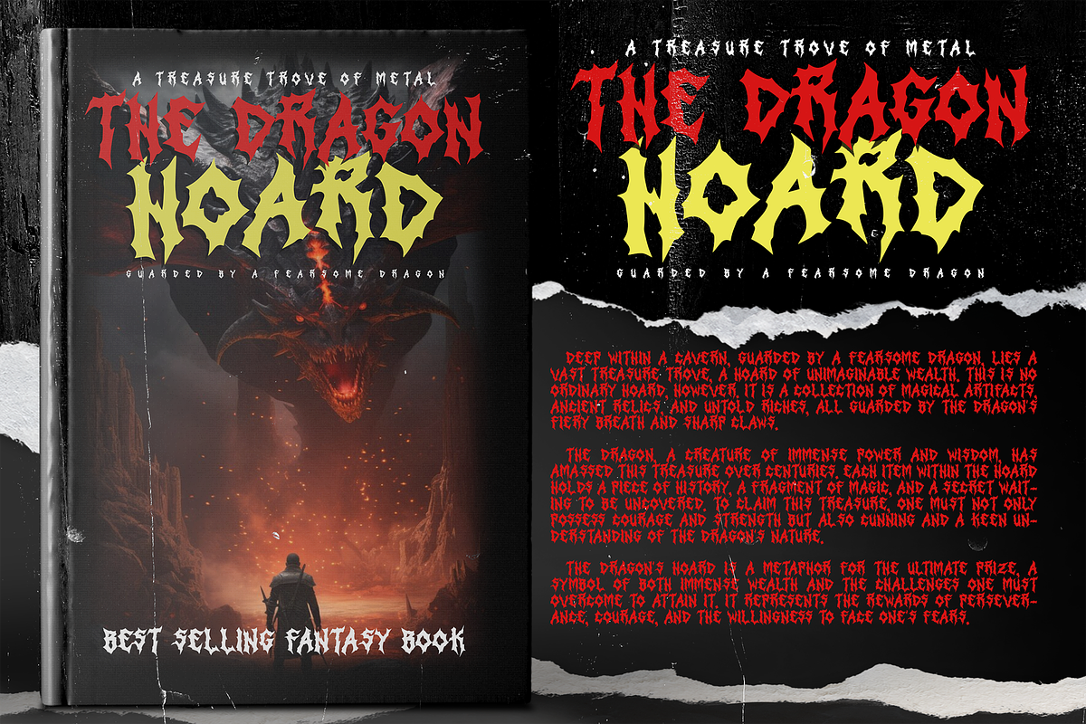 Inferal Chaos Metal Horror, a Blackletter Font by dansdesign (Photo 4 of 9)
