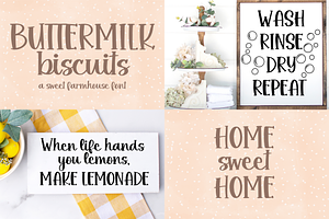 Farmhouse Handwritten Font Bundle