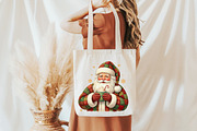Vintage Santa Claus Wall Art PNG, an Illustration by Libby Wishes (Thumbnail 4 of 6)